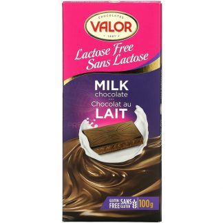 Valor, Milk Chocolate, Lactose Free, 100 g