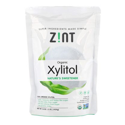 Zint, Organic Xylitol, Nature's Sweetener, 16 oz (454 g)