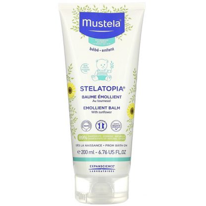 Mustela, Stelatopia, Emollient Balm with Sunflower, 6.76 fl oz (200 ml)