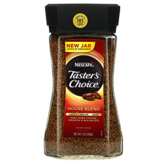 Nescafé, Taster's Choice, Instant Coffee, House Blend, Light/Medium, 7 oz (198 g)