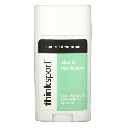 Think, Thinksport, Natural Deodorant, Aloe & Tea Flowers, 2.9 oz (85.8 ml)