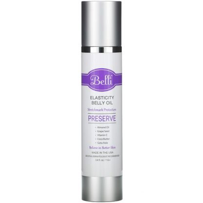 Belli Skincare, Elasticity Belly Oil, 3.8 fl oz (112 ml)