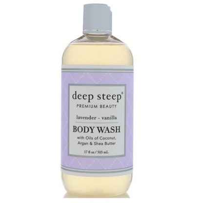 Deep Steep, Body Wash, Lavender - Vanilla, 17 fl oz (503 ml)