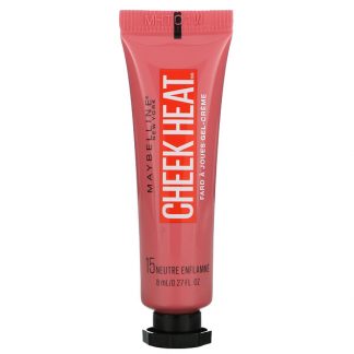 Maybelline, Cheek Heat, Gel-Cream Brush, Nude Burn, 0.27 fl oz (8 ml)