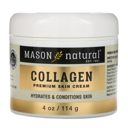 Mason Natural, Collagen Premium Skin Cream, Pear Scented, 4 oz (114 g)