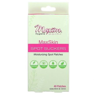 Maxim Hygiene Products, MaxSkin, Spot Suckers, 40 Patches, Sizes 9mm & 12mm