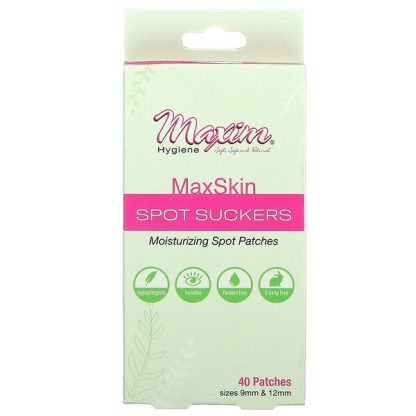 Maxim Hygiene Products, MaxSkin, Spot Suckers, 40 Patches, Sizes 9mm & 12mm