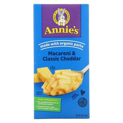 Annie's Homegrown, Macaroni & Classic Cheddar, 6 oz (170 g)