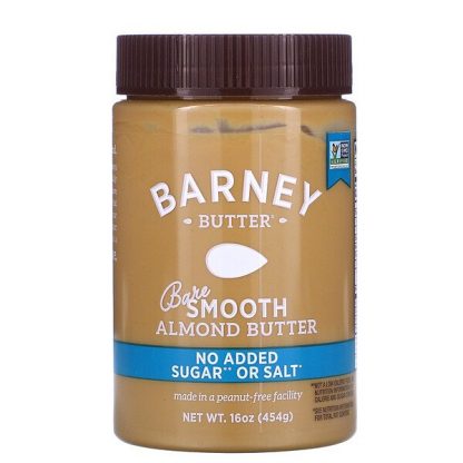 Barney Butter, Bare Almond Butter, Smooth, 16 oz (454 g)