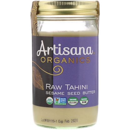 Artisana, Organic Raw Tahini, Sesame Seed Butter, 14 oz (397 g)