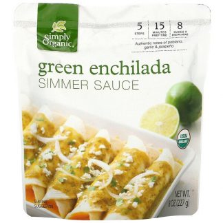 Simply Organic, Organic Green Enchilada Simmer Sauce, 8 oz (227 g)