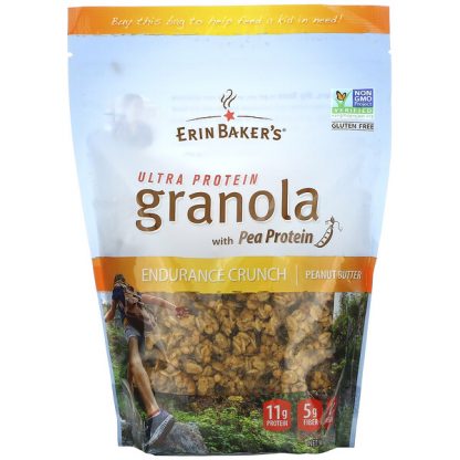 Erin Baker's, Ultra Protein Granola with Pea Protein, Peanut Butter, 12 oz (340 g)