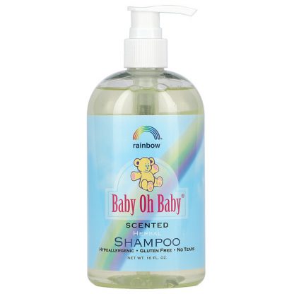 Rainbow Research, Baby Oh Baby, Herbal Shampoo, Scented, 16 fl oz