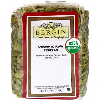 Bergin Fruit and Nut Company, Organic Raw Pepitas, 10 oz (284 g)