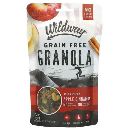 Wildway, Grain Free Granola, Apple Cinnamon, 8 oz (227 g)