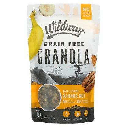 Wildway, Grain Free Granola, Banana Nut, 8 oz (227 g)