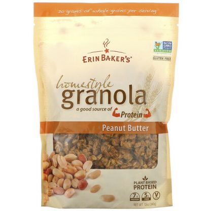 Erin Baker's, Homestyle Granola, Peanut Butter, 12 oz (340 g)