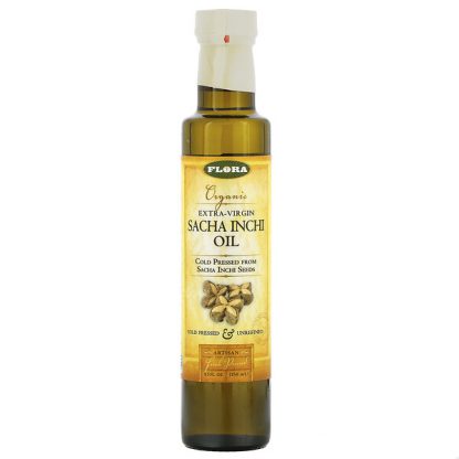 Flora, Organic Extra-Virgin Sacha Inchi Oil, 8.5 fl oz (250 ml)