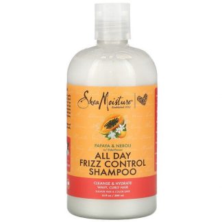 SheaMoisture, All Day Frizz Control Shampoo, Papaya & Neroli with Elderflower, 13 fl oz (384 ml)