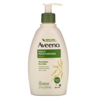 Aveeno, Active Naturals, Daily Moisturizing Lotion, Fragrance Free, 12 fl oz (354 ml)