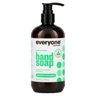 Everyone, Hand Soap, Spearmint + Lemongrass, 12.75 fl oz (377 ml)