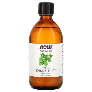 NOW Foods, Essential Oils, 100% Pure Peppermint, 16 fl oz (473 ml)