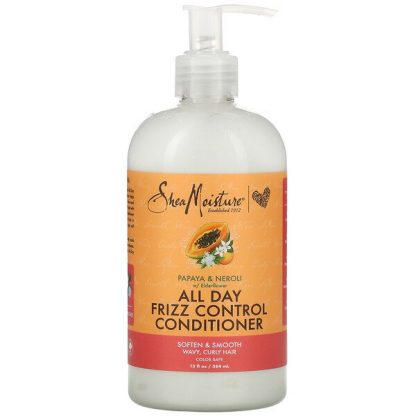 SheaMoisture, All Day Frizz Control Conditioner, Papaya & Neroli with Elderflower, 13 fl oz (384 ml)