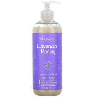 Renpure, Lavender Honey, Hydrate + Replenish Body Wash, 19 fl oz (561 ml)