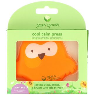 Green Sprouts, Cool Calm Press, Orange, 1 Count