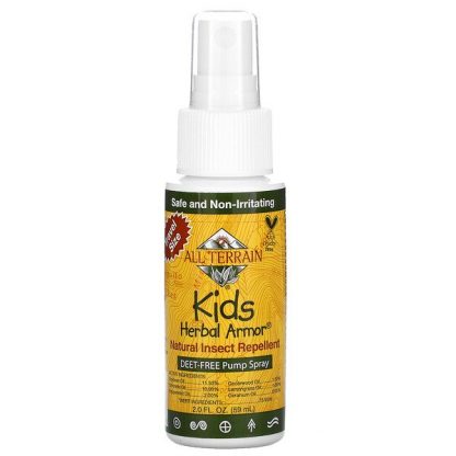 All Terrain, Kids Herbal Armor, Natural Insect Repellent, 2.0 fl oz (59 ml)