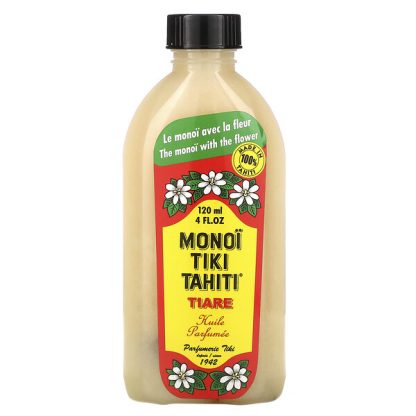 Monoi Tiare Tahiti, Coconut Oil, Tiare (Gardenia), 4 fl oz (120 ml)