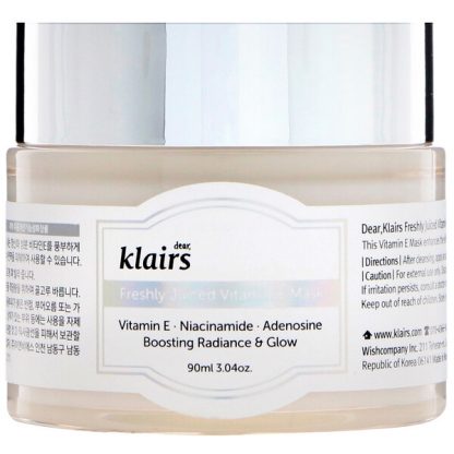 Dear, Klairs, Freshly Juiced Vitamin E Beauty Mask, 3.04 oz (90 ml)