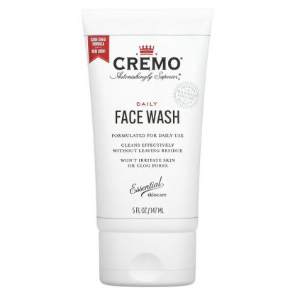 Cremo, Daily Face Wash, 5 fl oz (147 ml)