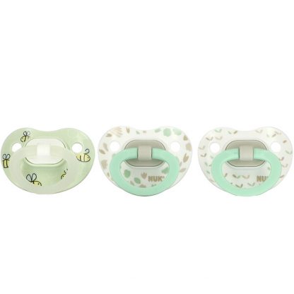 NUK, Orthodontic Pacifier Value Pack, 0-6 Months, 3 Pack