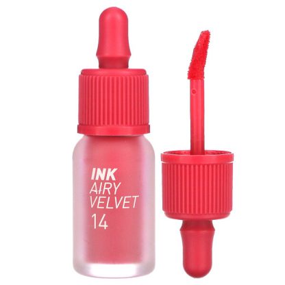 Peripera, Ink Airy Velvet Lip Tint, 14 Rosy Pink, 0.14 oz (4 g)