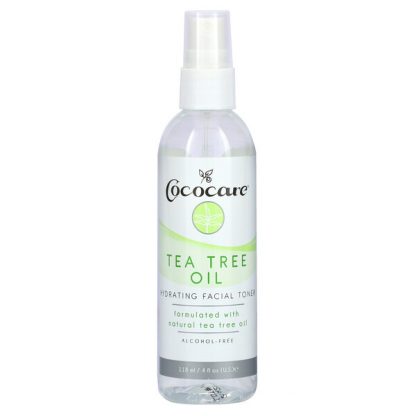 Cococare, Hydrating Facial Toner, Alcohol-Free, Tea Tree Oil, 4 fl oz (118 ml)