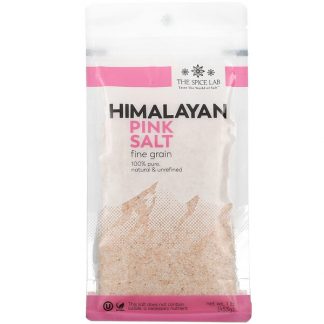 The Spice Lab, Himalayan Pink Salt, Fine Grain, 1 lb (453 g)