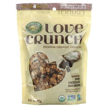 Nature's Path, Love Crunch, Premium Organic Granola, Dark Chocolate Macaroon, 11.5 oz (325 g)