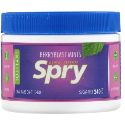 Xlear, Spry, Berryblast Mints, Sugar Free, 240 Count, (144 g)