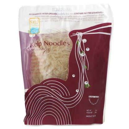 Sea Tangle Noodle Company, Kelp Noodles With Konaberry, 12 oz (340 g)