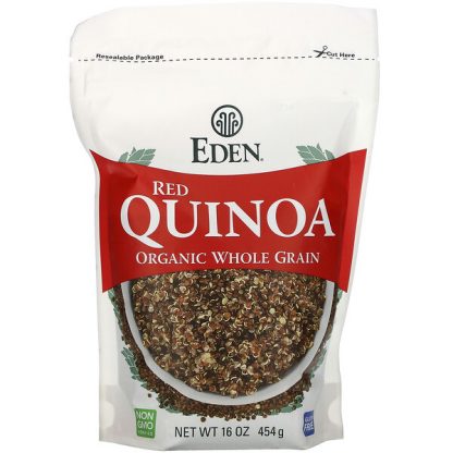 Eden Foods, Organic Whole Grain, Red Quinoa, 16 oz (454 g)