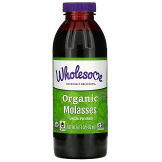 Wholesome, Organic Molasses, Unsulphured, 16 fl oz (472 ml)