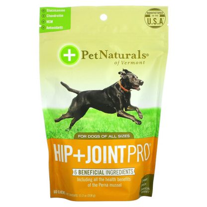 Pet Naturals of Vermont, Hip + Joint Pro, For Dogs, 60 Chews, 11.2 oz (318 g)