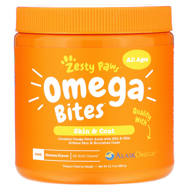 Zesty paws hot sale omega bites