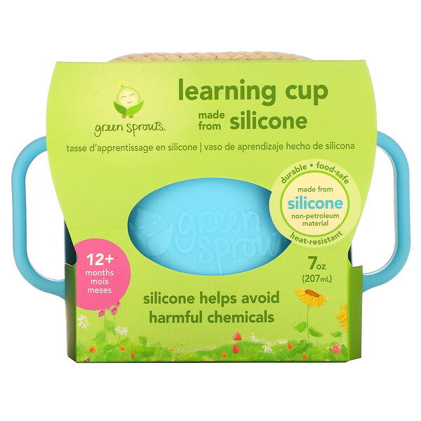 Green Sprouts, Learning Cup, 12+ Months, Aqua, 1 Cup, 7 oz (207 ml)