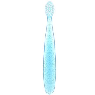 RADIUS, Totz Toothbrush, 18 + Months, Extra Soft, Light Blue Sparkle, 1 Toothbrush