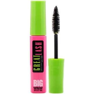 Maybelline, Great Lash, Big Mascara, 130 Blackest Black, 0.34 fl oz (10 ml)