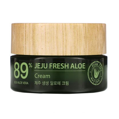 The Saem, Jeju Fresh Aloe, 89% Aloe Vera Cream, 1.69 fl oz (50 ml)