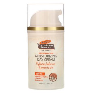 Palmer's, Cocoa Butter Formula, Skin Perfecting, Moisturizing Day Cream, SPF 15 Broad Spectrum, 2.7 oz (75 ml)