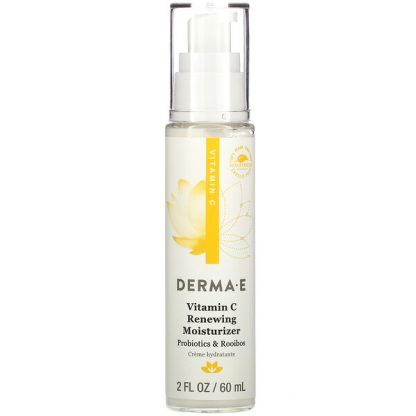 Derma E, Vitamin C Renewing Moisturizer, Probiotics & Rooibos, 2 fl oz (60 ml)